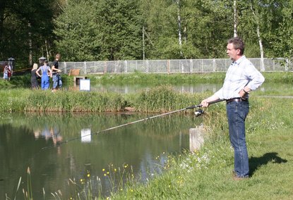Angler am Teich