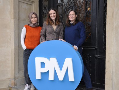 Dr. Fatma Haron, Lisa Weyhrich und Steffi Randig (v.l.)